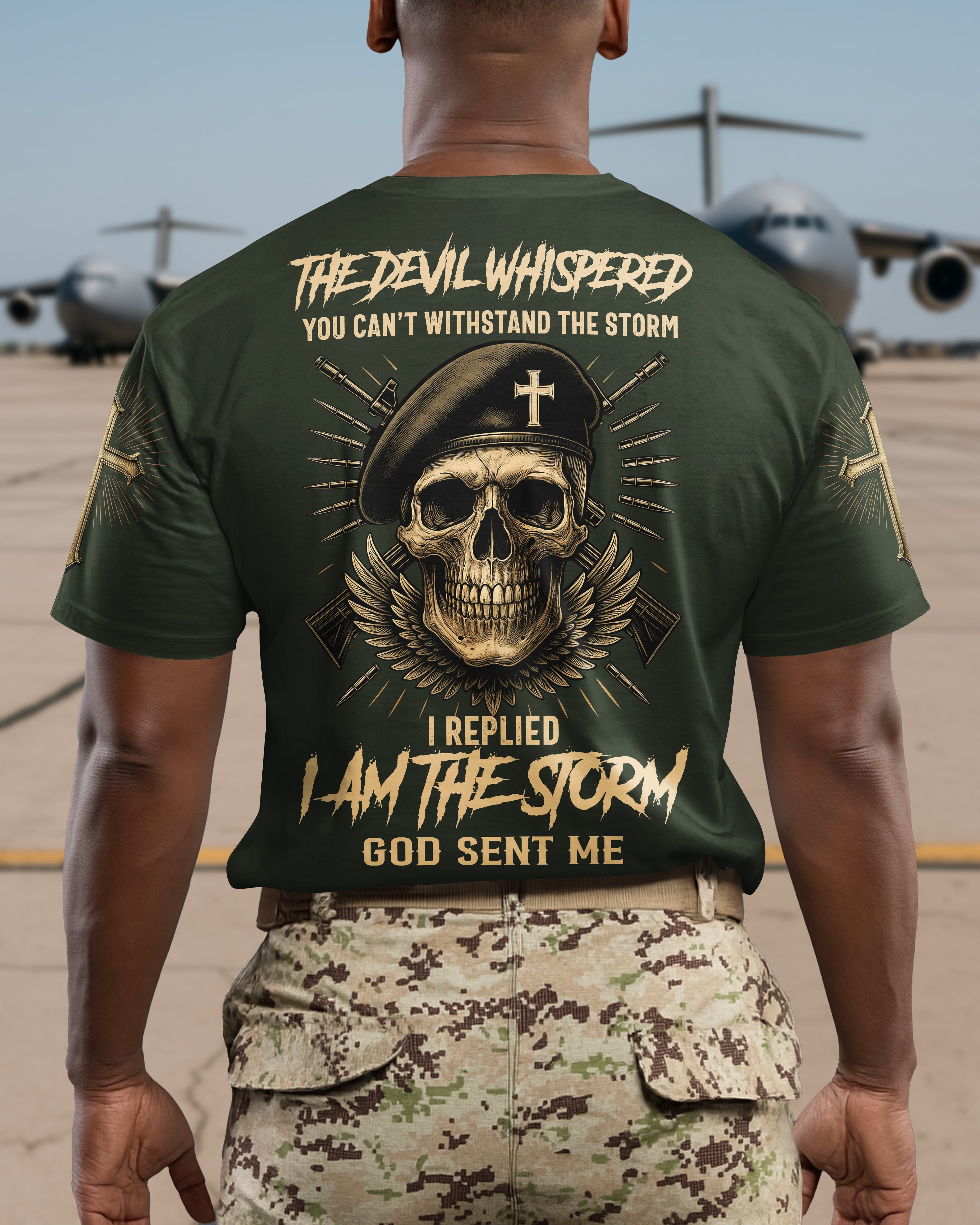 The Devil Whispered You Can’t Withstand The Storm T-Shirt