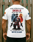 T-Shirt "Die stärksten Schädel tragen das Kreuz"