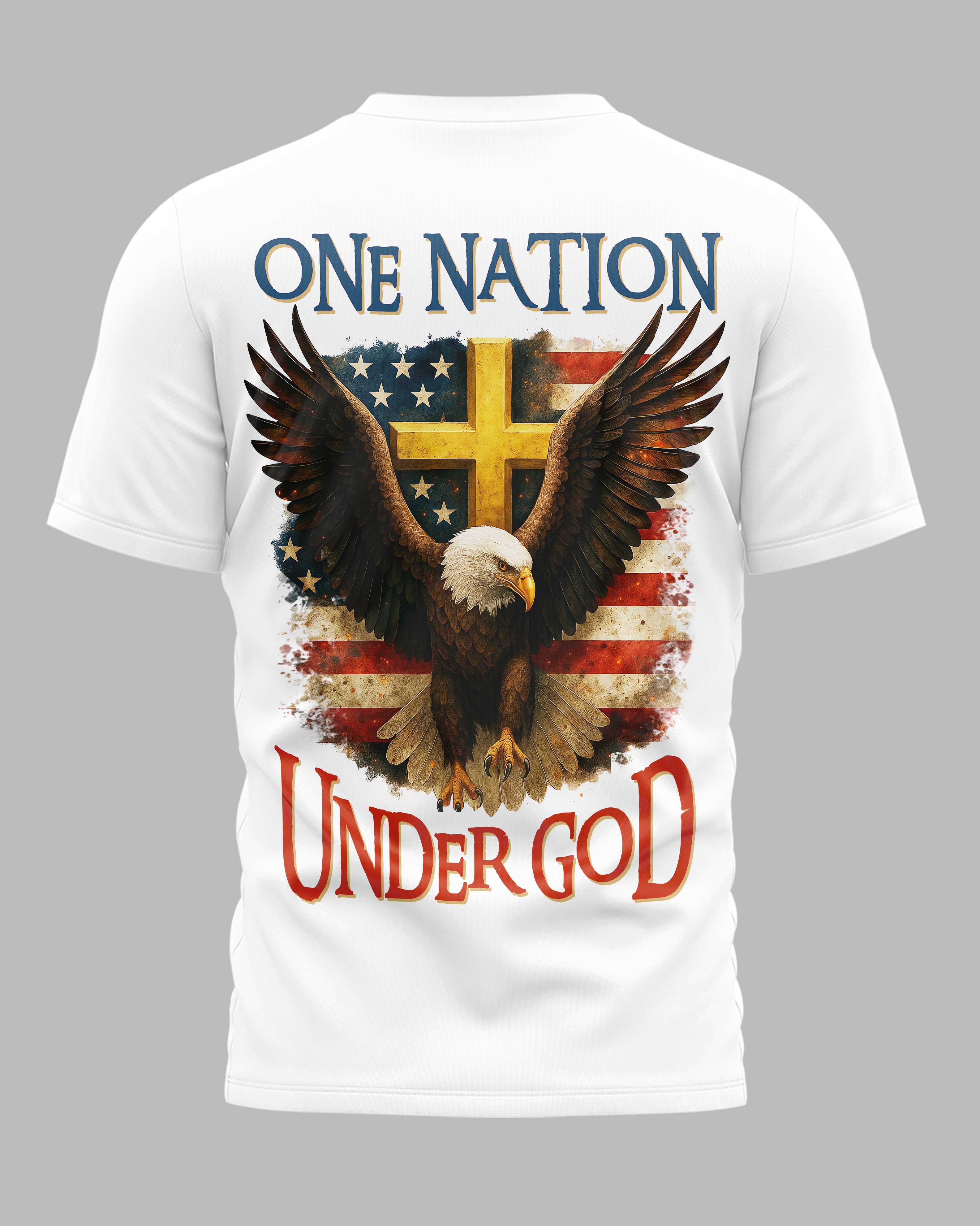 T-shirt Une nation sous Dieu