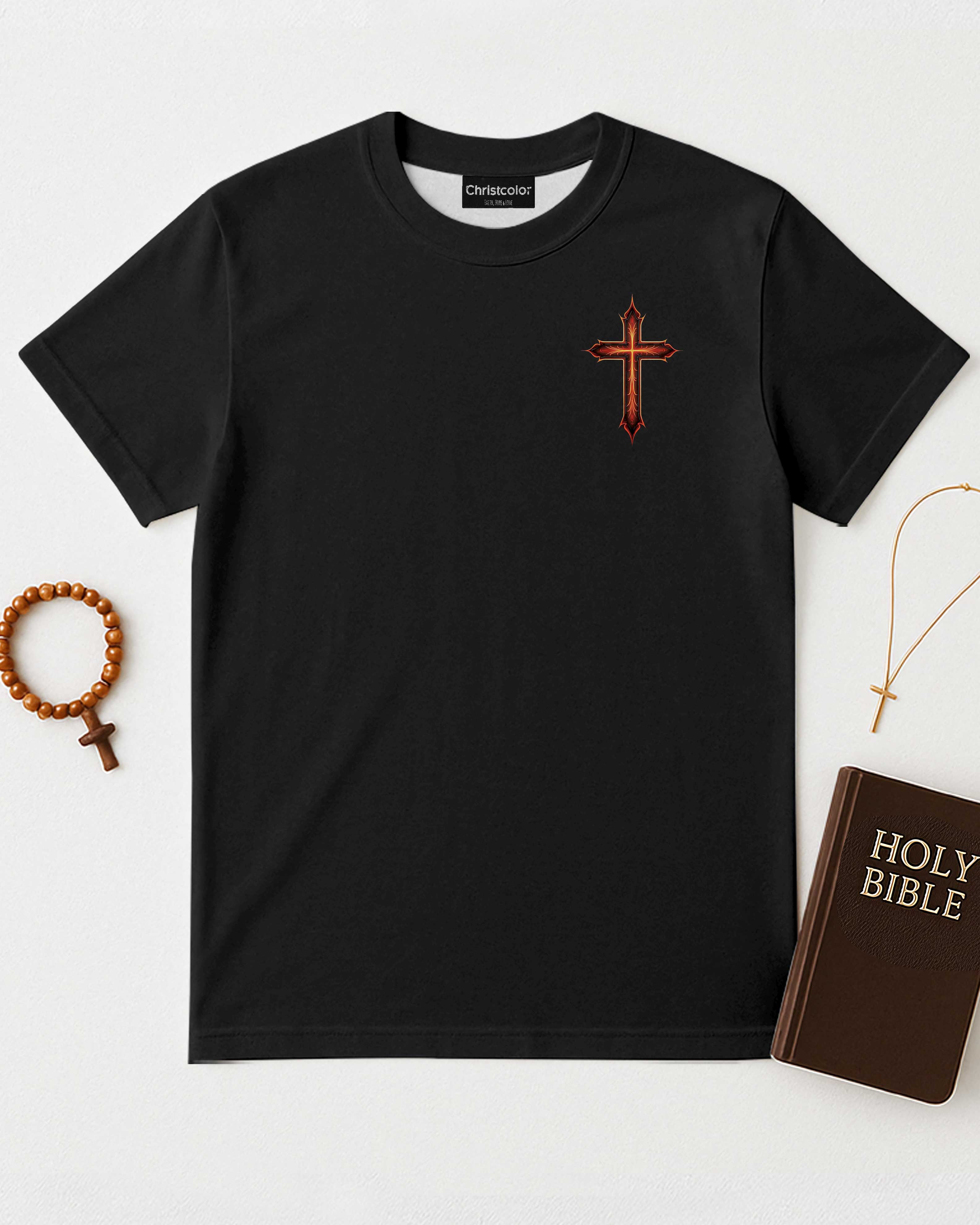 He Died For Me Now I Live For Him T-Shirt imprimé sur toute la surface