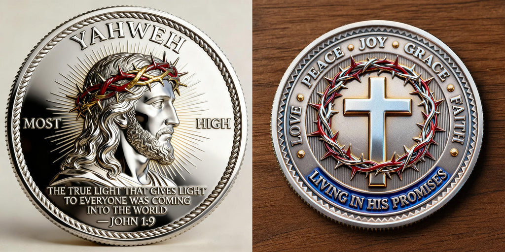🏆Flash Sale 60% OFF - 🙏“Yahweh – The Living Light” Faith Commemorative Coin