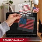 Semiquincentennial 250th Anniversary Decal USA Flag We the People 1776-2026