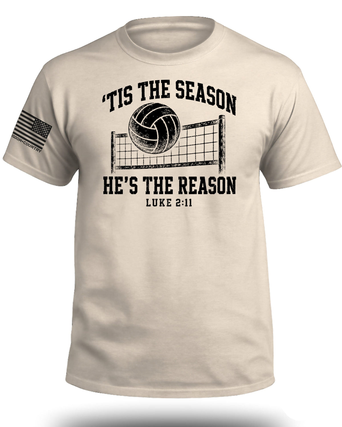 'Tis The Season He's The Reason - Volleyball T-Shirt