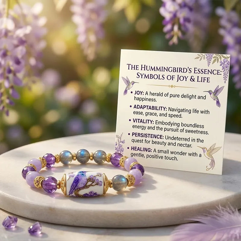 Hummingbird Beaded Bracelet