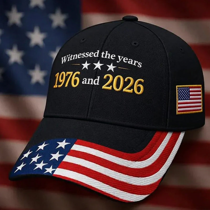 US 250th Anniversary Vintage Casual Printed Hat