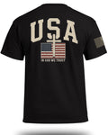 USA Flag Cross Patriotic T-Shirt