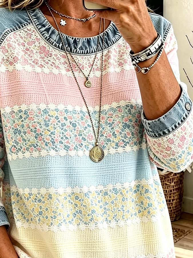 Women'S Casual Printed Top