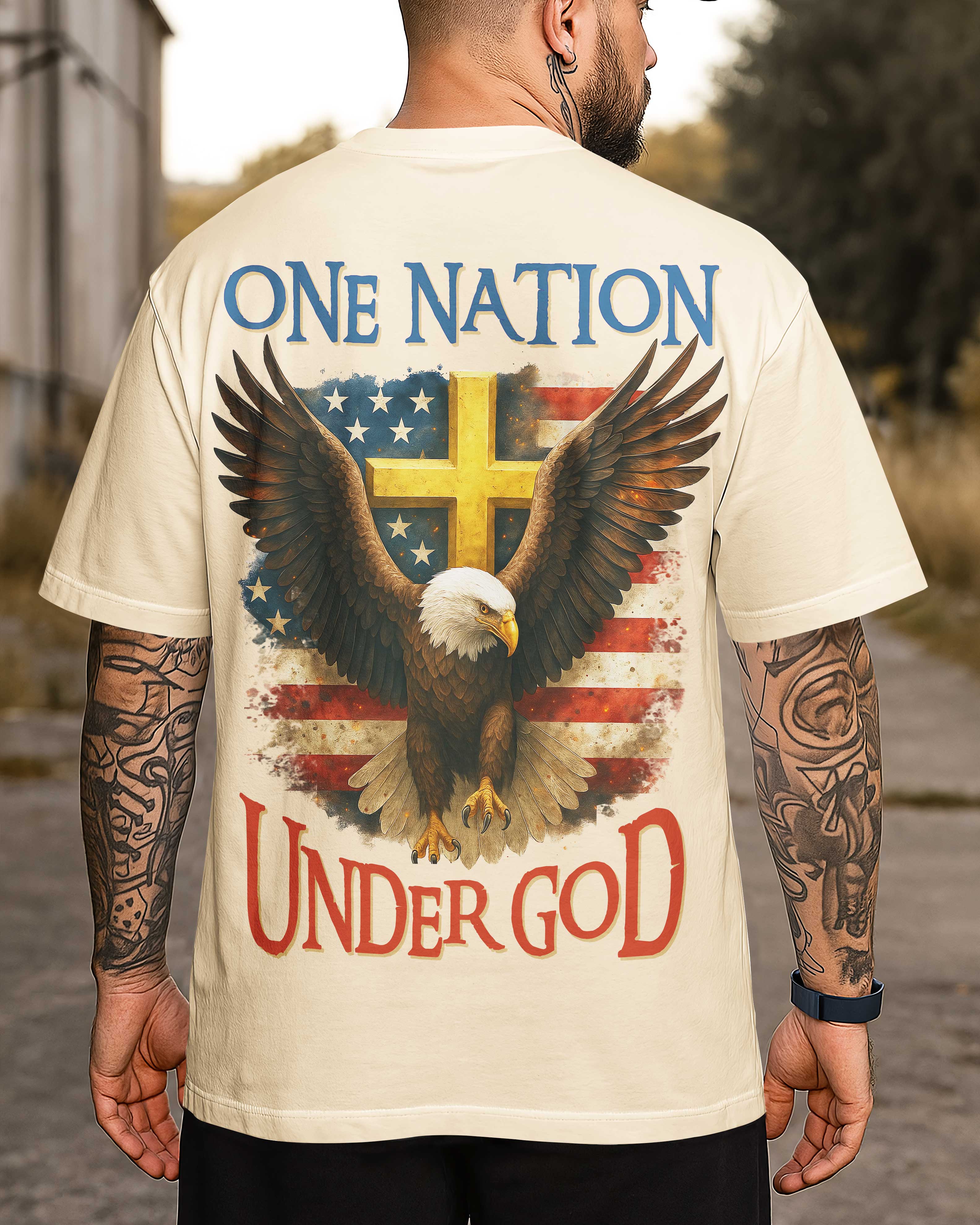 T-shirt Une nation sous Dieu