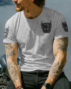 Kreuz auf meinem Rücken All-Over-Print T-Shirt