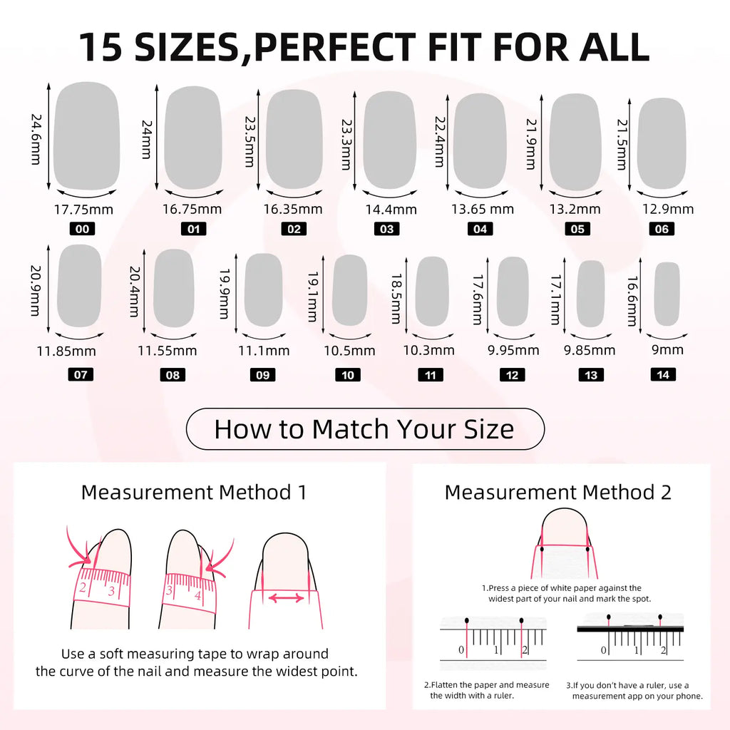 30-Piece Blush Glossy Press-On Nails – Short Natural Everyday Manicure