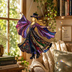 💥💃 Stevie Nicks 🤘 Handmade Stained Glass Spinning Suncatcher