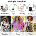 Stylish Crossbody Phone Lanyard with Detachable Mini Wallet