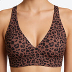 🏆LAST DAY SALE 49% OFF 🔥Super Firming Retro Leopard Print Bra | Women Wirefree Bras 👍No More Sagging Breasts