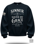 Sinner Saved By Grace Crewneck