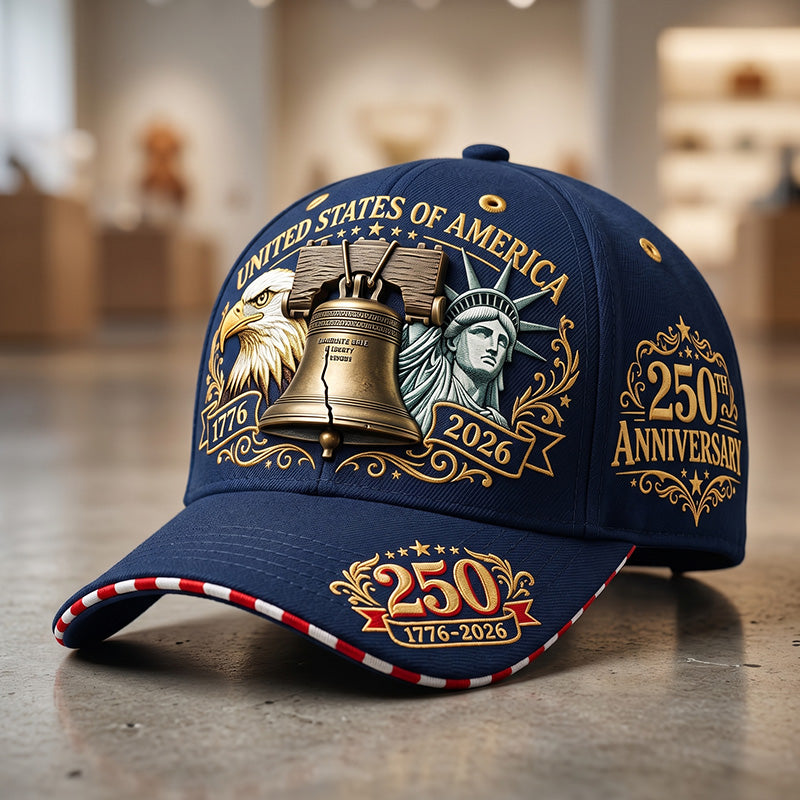 United States 250th Anniversary Commemorative Cap