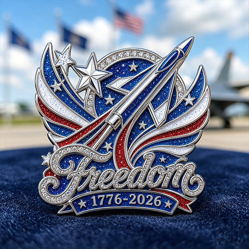 Broche commémorative des 250 ans de liberté