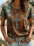 Women's 'Jesus Saves' Print Casual T-Shirt