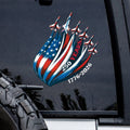 America 250th Anniversary Decal 1776-2026 Patriotic USA Flag Car Window Sticker
