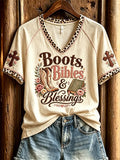 Women's Western Faith Print T-Shirt