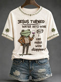 Damen T-Shirt mit Glaubens-Print