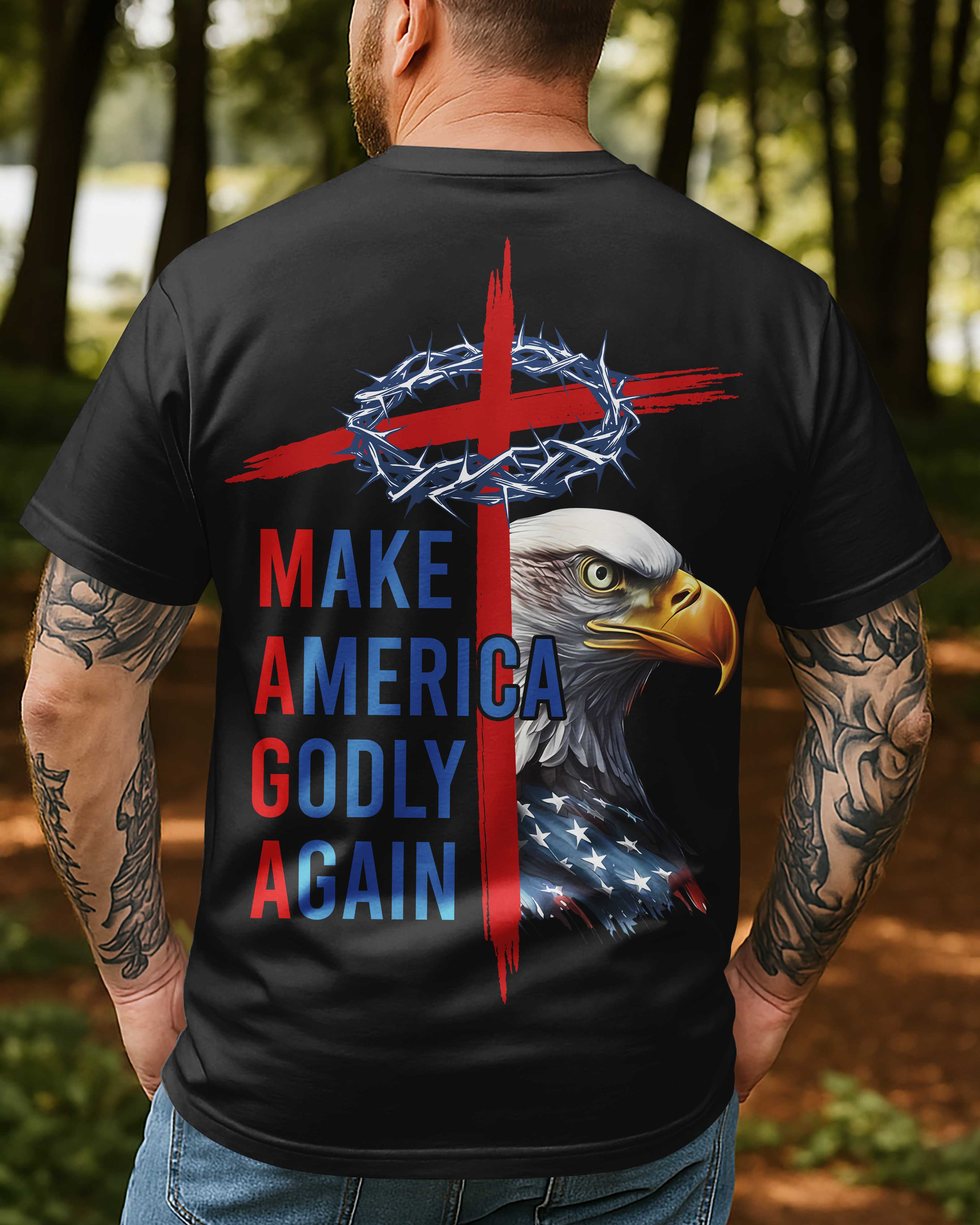 T-shirt Rendre l'Amérique pieuse à nouveau