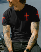 Fueled By Grace Allover-Print T-Shirt