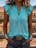Women'S Casual Loose Tassel Top