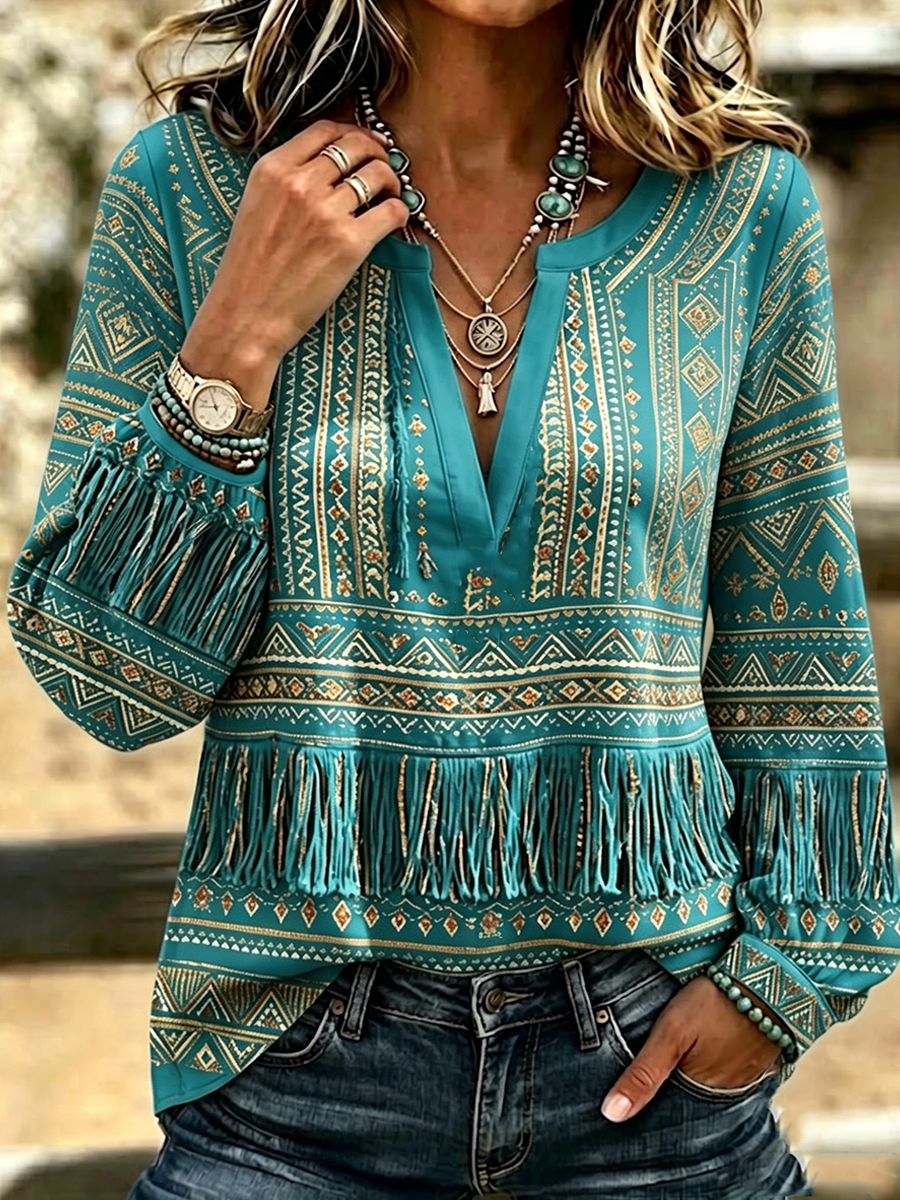 Top estampado floral para mujer