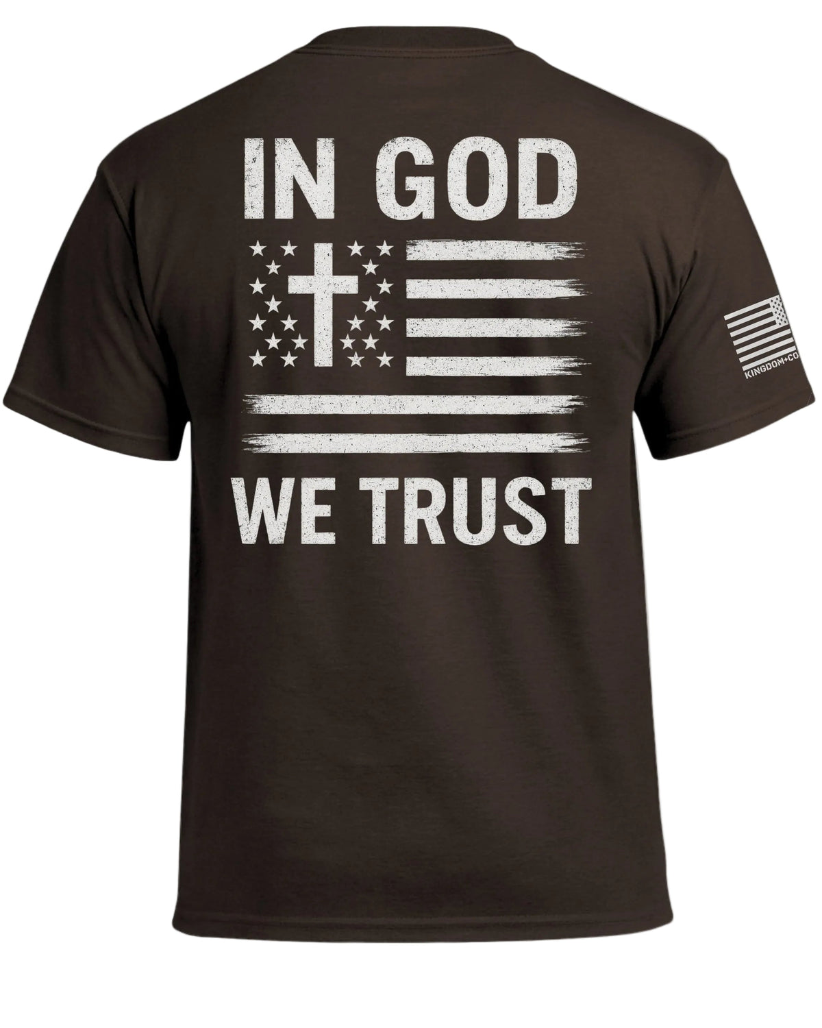 In God We Trust Amerikanische Flagge T-Shirt
