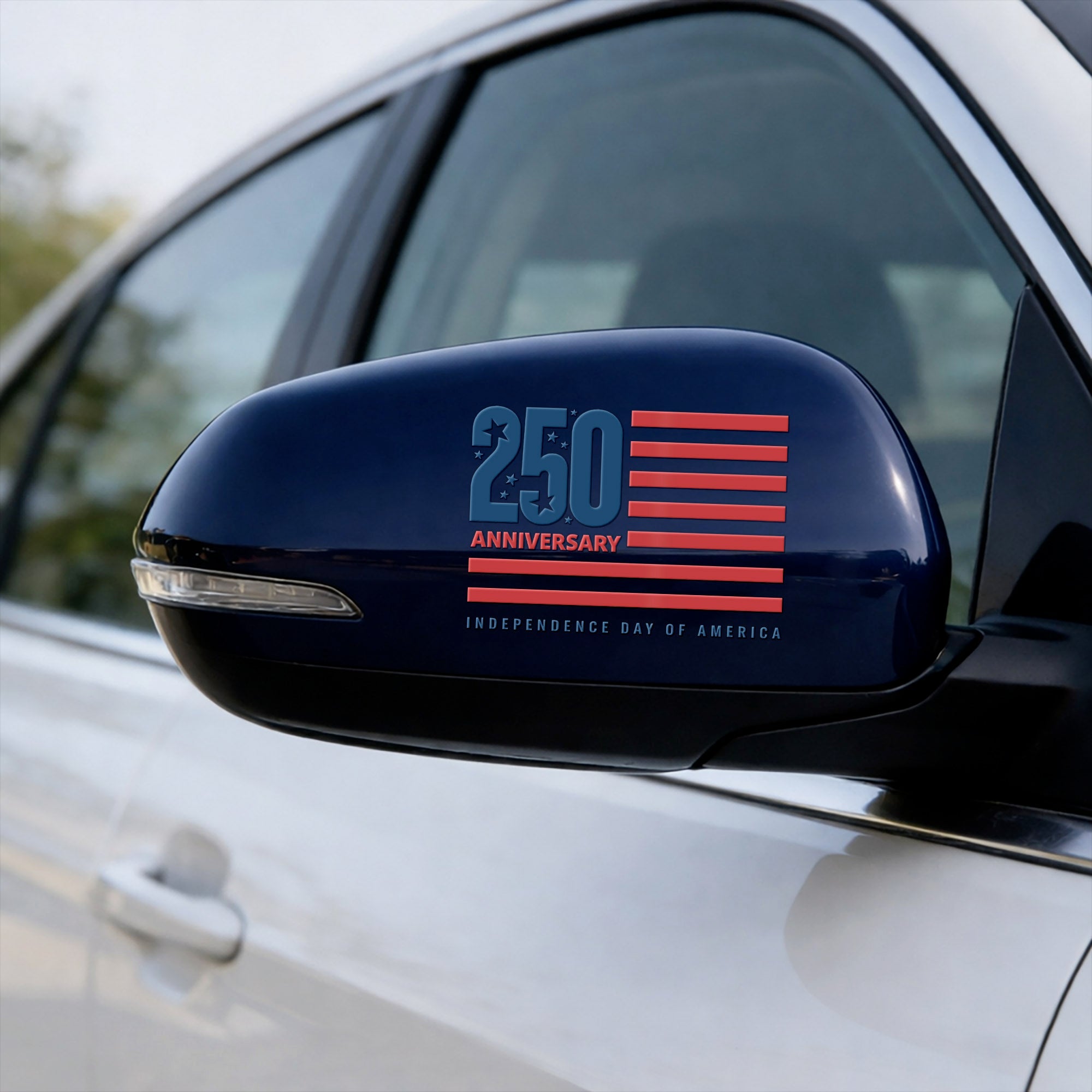 Independence Day 250th Anniversary Decal USA Flag Sticker 1776-2026