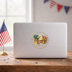 USA Flag Eagle Liberty Bell 250th Anniversary Decal 1776-2026 Patriotic Sticker