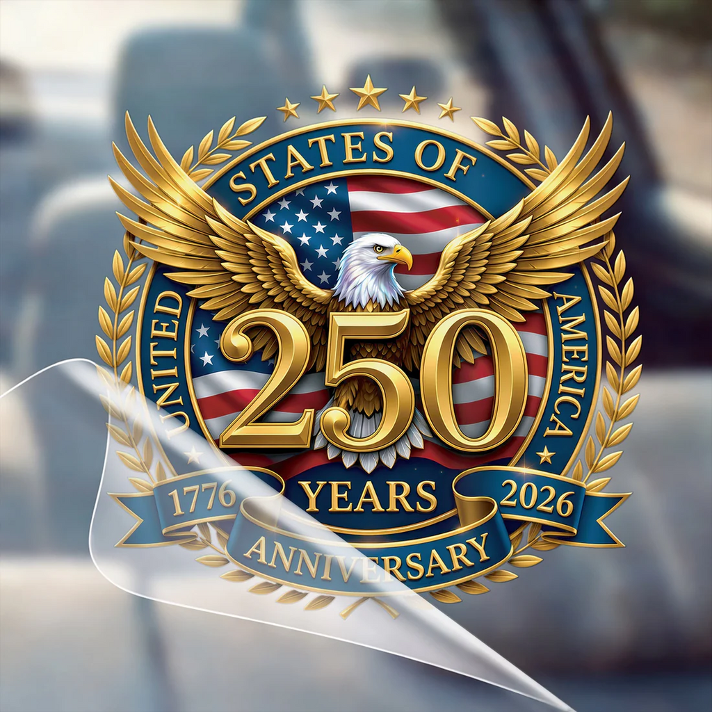 🔥 LIMITED TIME OFFER – 250th Anniversary Golden Eagle Patriotic Decal