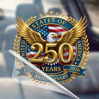 🔥 LIMITED TIME OFFER – 250th Anniversary Golden Eagle Patriotic Decal
