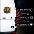 🔥 LIMITED TIME OFFER – 250th Anniversary Golden Eagle Patriotic Decal