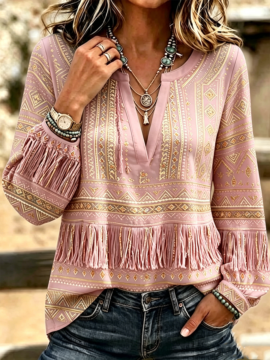 Top estampado floral para mujer