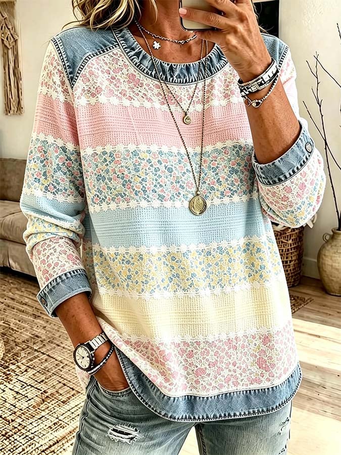 Women'S Casual Printed Top