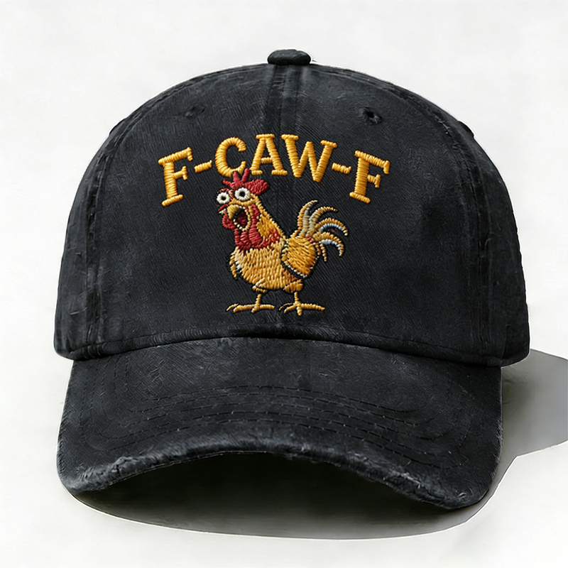 F-CAW-F Rooster Funny Hat