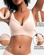 Women's Seamless Wireless Push Up Bra