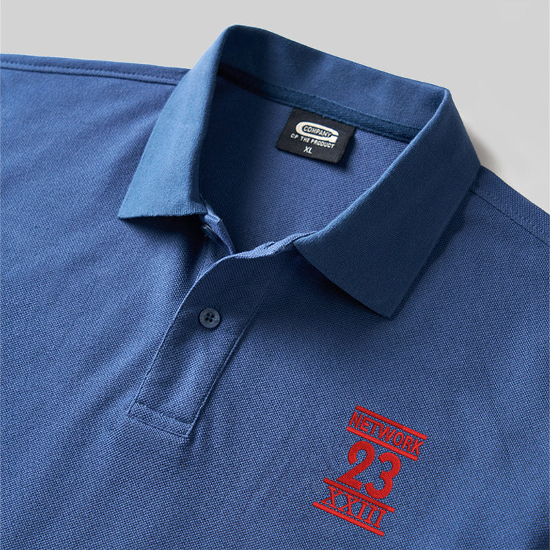 Network 23 Geek Embroidered Polo Shirt