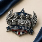 Women's Military Service Commemorative Badge — Military Commemorative Brooch
