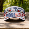 U.S. Founding 250th Anniversary Commemorative Art Print Casual Mesh Tennis Cap