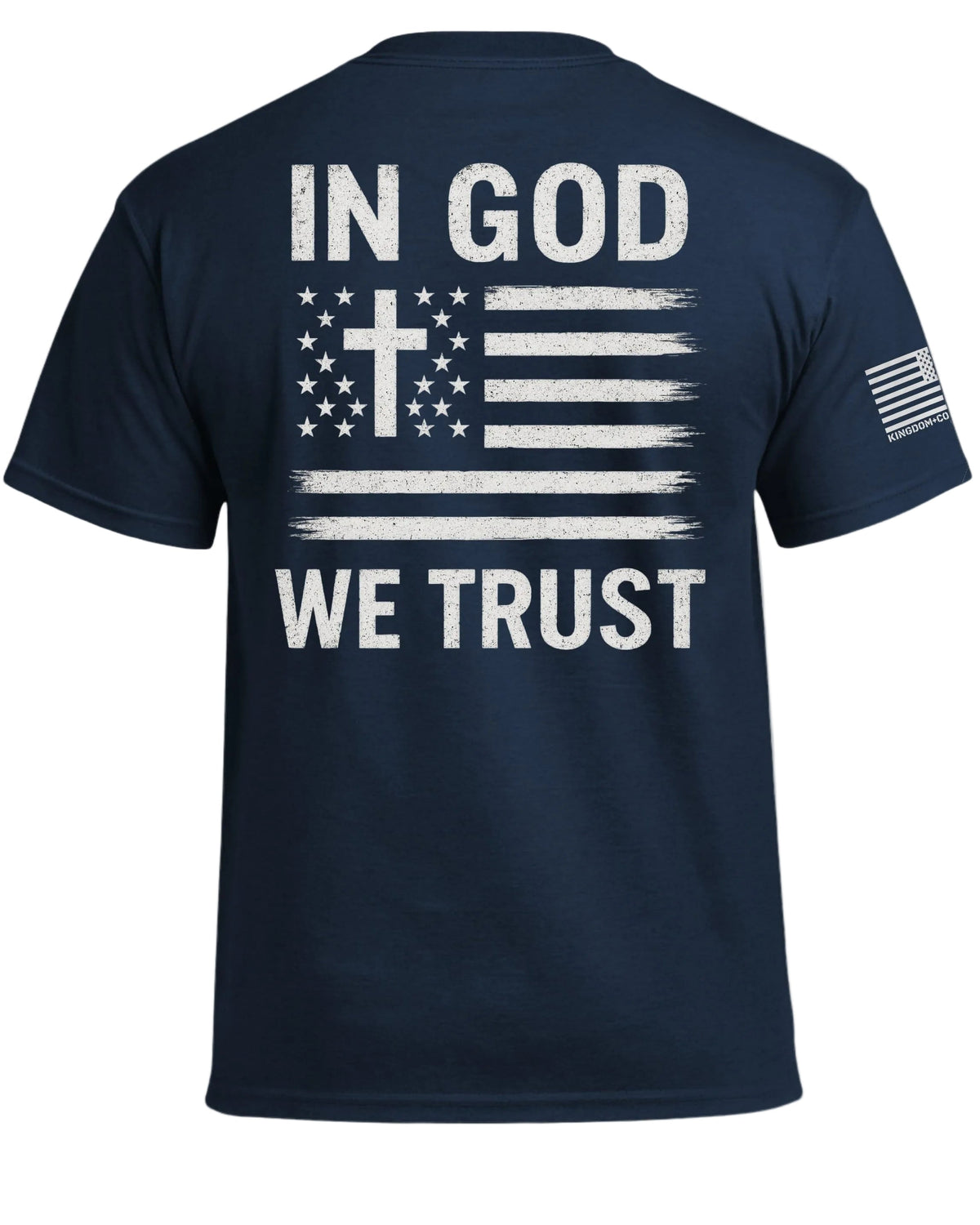 In God We Trust Amerikanische Flagge T-Shirt