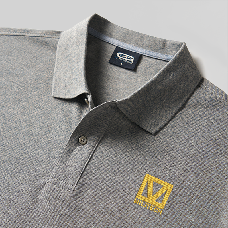 Militech Uniform Geek Embroidered Polo Shirt