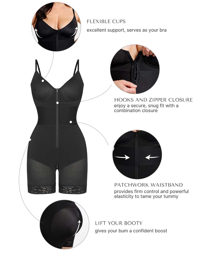 Body moldeador con cintura elástica ElasticFuse AirSlim®