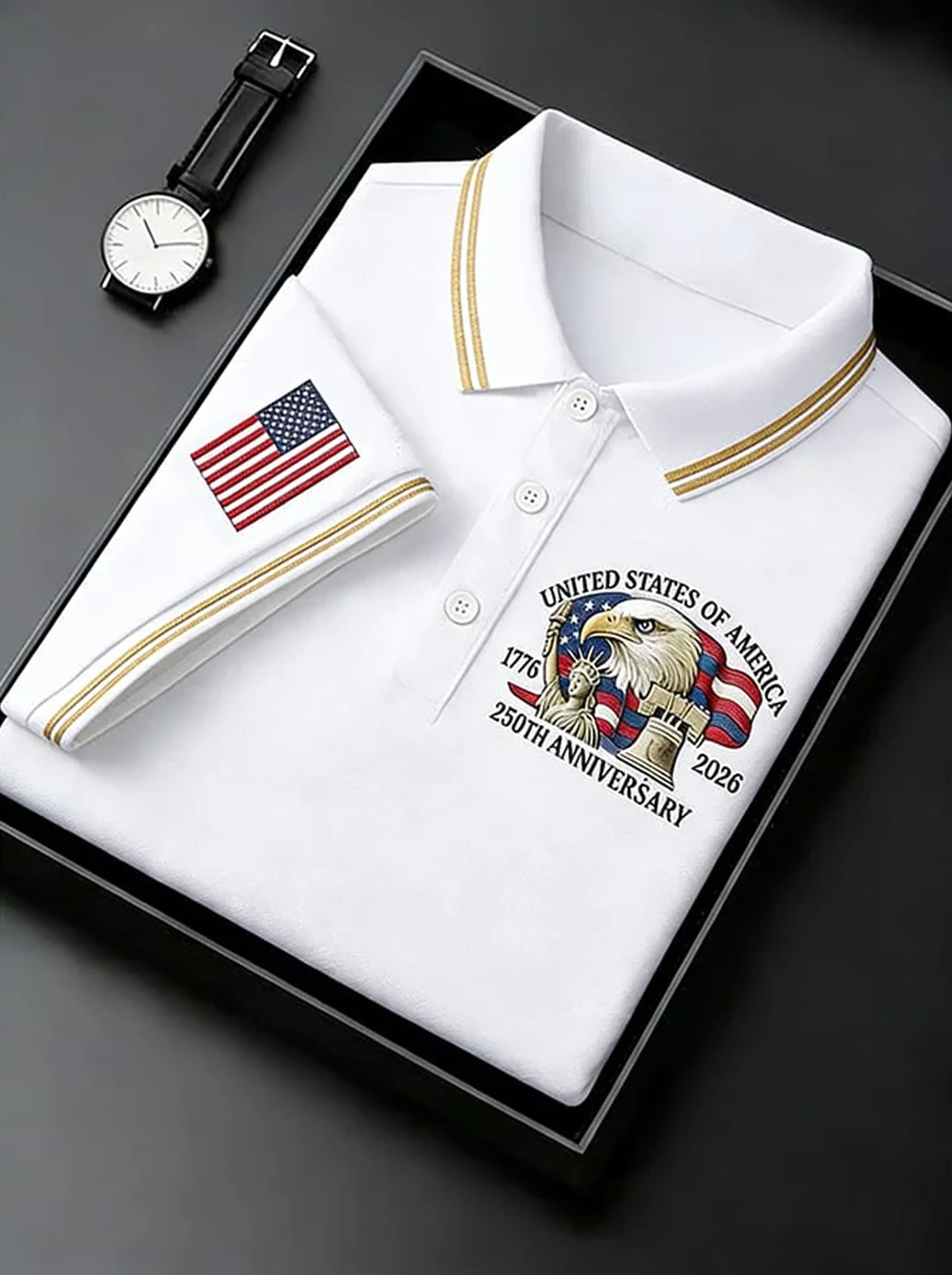 American Eagle 250. Jubiläums-Polohemd
