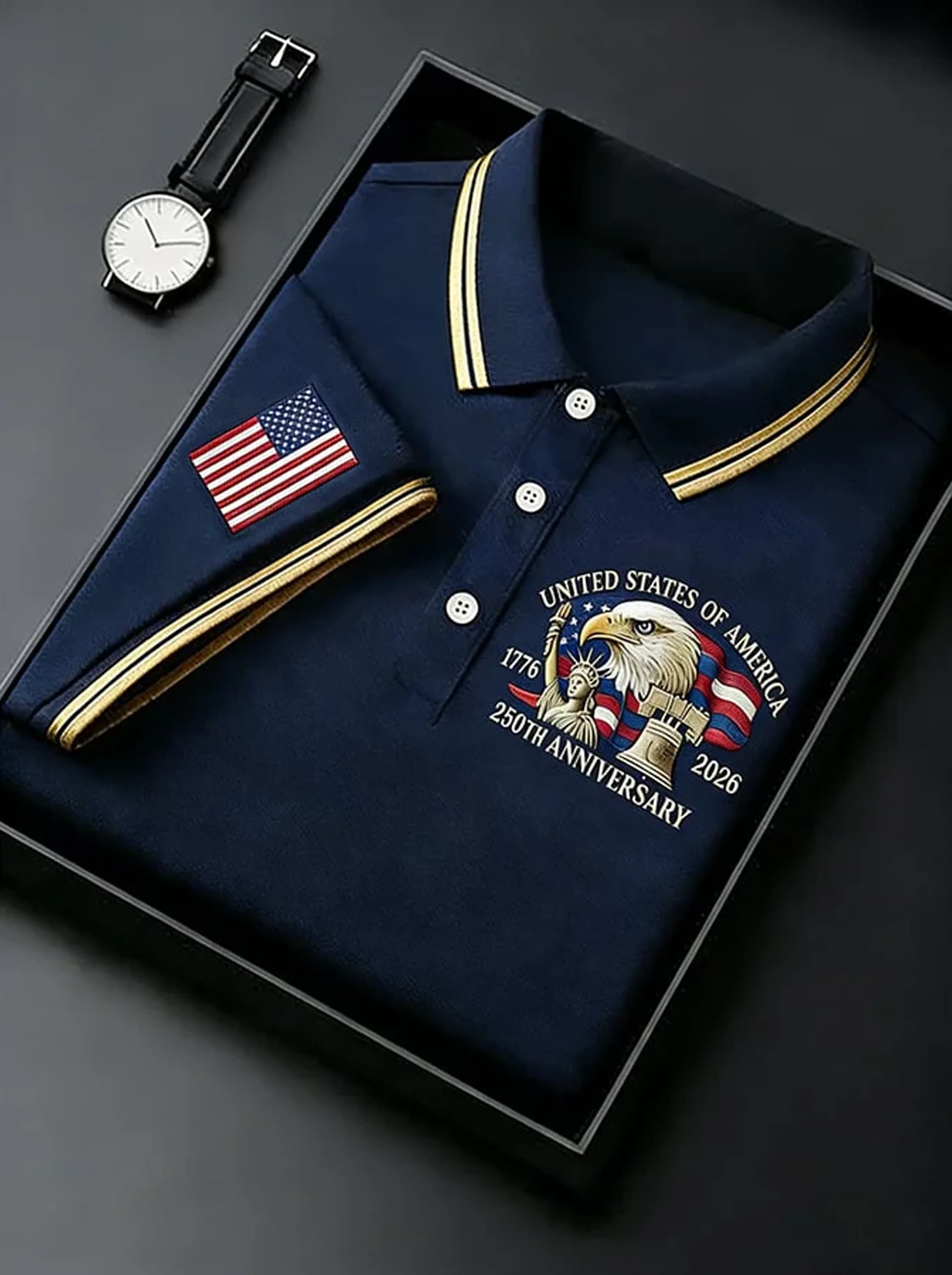 American Eagle 250. Jubiläums-Polohemd