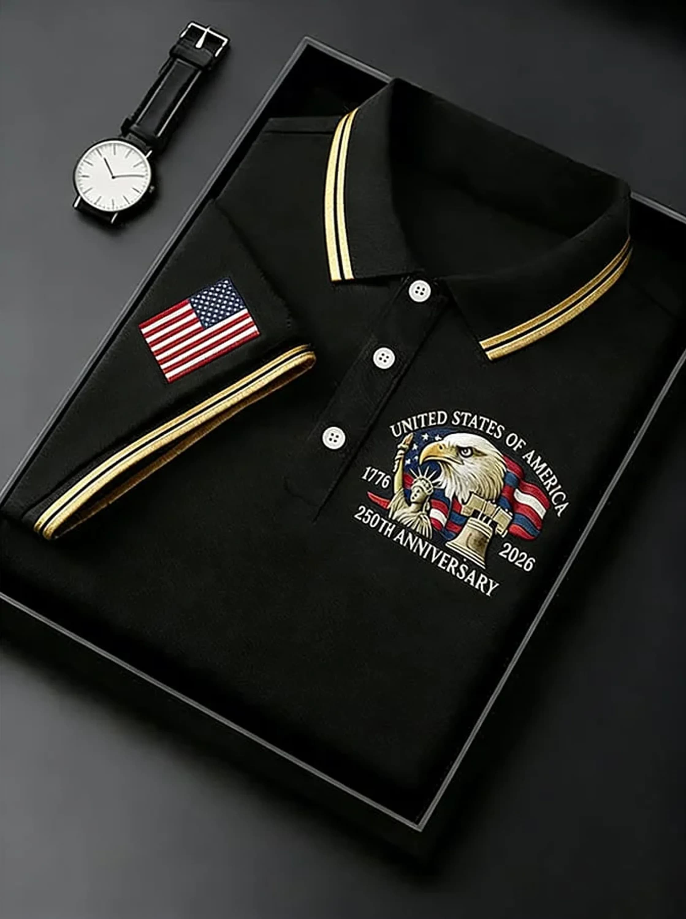 American Eagle 250. Jubiläums-Polohemd