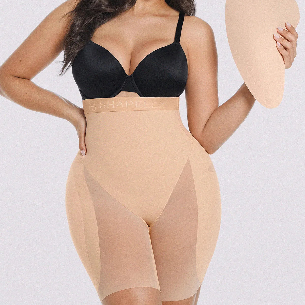 Pantalón corto acolchado realzador de caderas