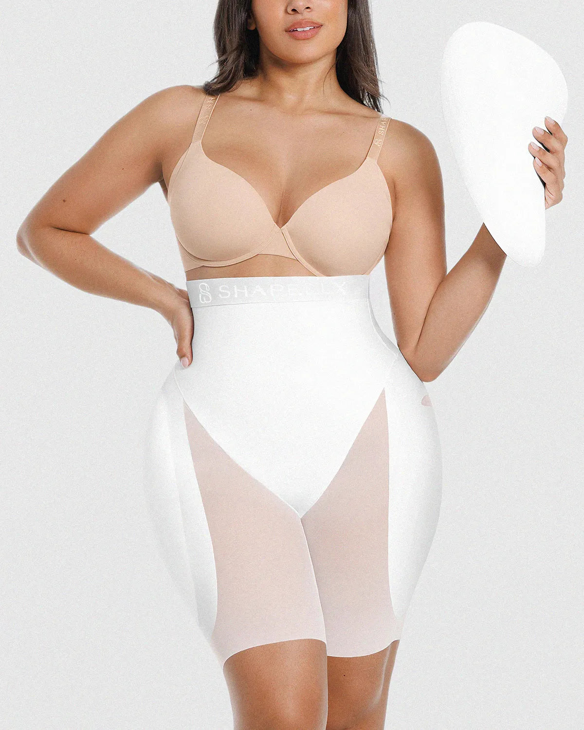 Pantalón corto acolchado realzador de caderas
