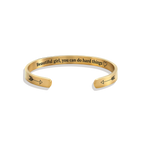 Beautiful Girl You Can Do Hard Things Cuff Bracelet